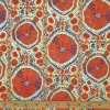 Orange Kilim Print Fabric