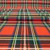 Red Plaid Fabric by the Yard