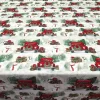 Red Trucks and Christmas Trees Fabric