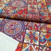 Ethnic Mandala Flowers Fabric