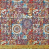 Ethnic Mandala Tiles Fabric