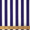 Navy Blue Striped Fabric
