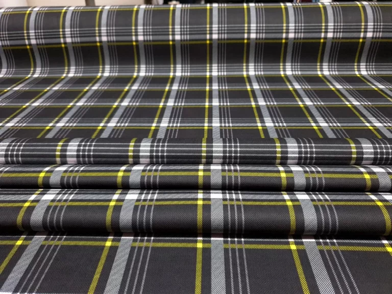 Anthracite Plaid Fabric