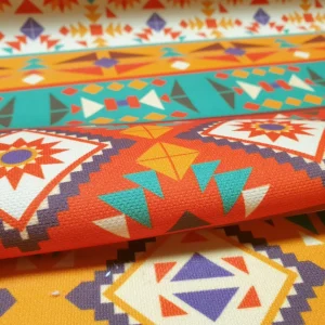 Tribal Native Aztec Print Fabric by the Yard