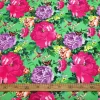 Roses and Butterflies Floral Fabric