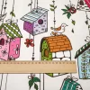 Birds and Bird Houses Fabric by the Yard
