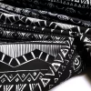 Black Aztec Navajo Print Fabric by the Yard