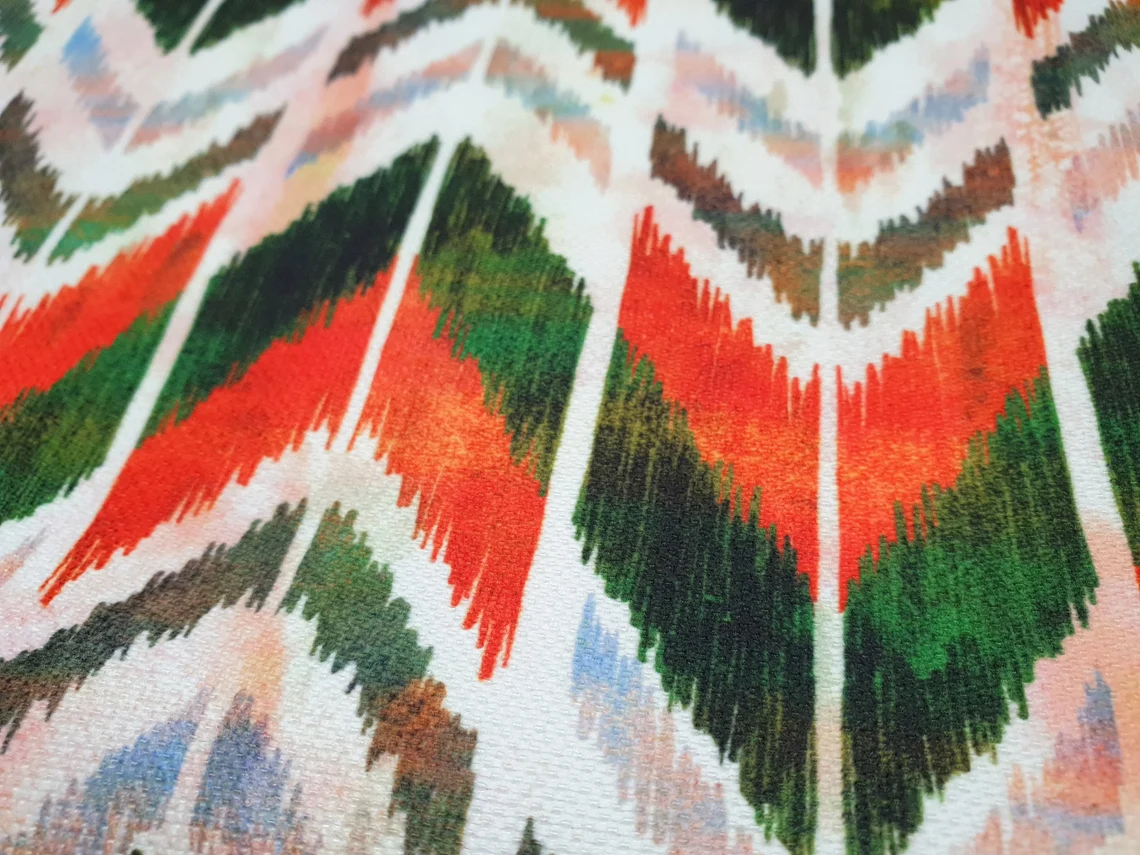 Ikat Tribal Arrow Aztec Fabric by the Yard