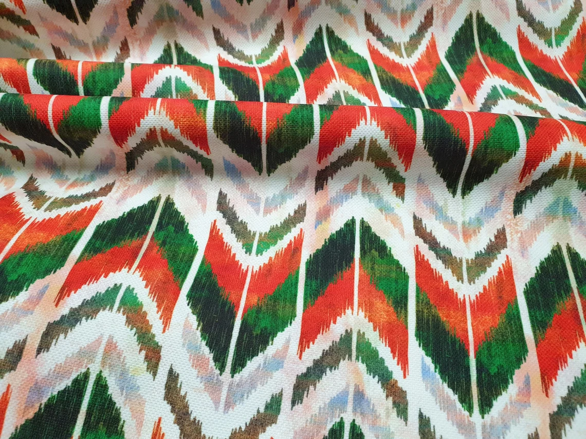 Ikat Tribal Arrow Aztec Fabric