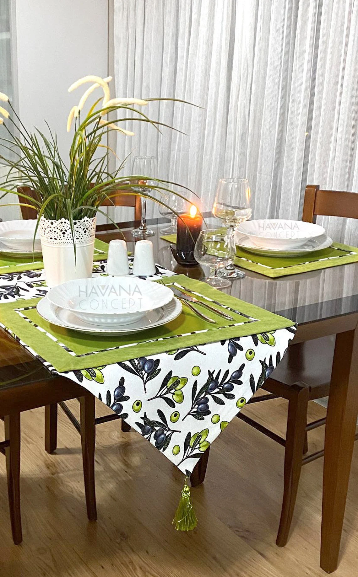 Olive Branch Fabric by the Yard