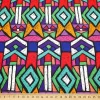Bright Colorful Tribal Aztec Fabric