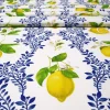 Floral Majolica Lemon Fabric