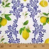 Floral Majolica Lemon Fabric