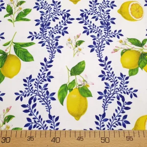 Floral Majolica Lemon Fabric