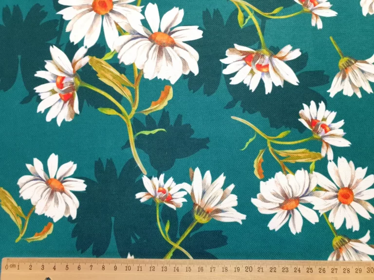Daisy Flowers Fabric