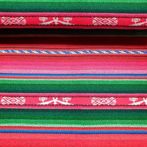 Pink Anatolian Kilim Fabric