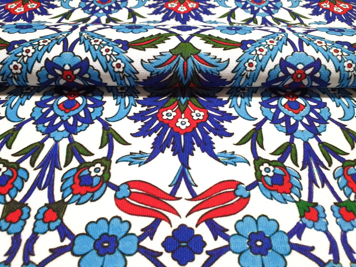 Turkish Tulip Tile Fabric