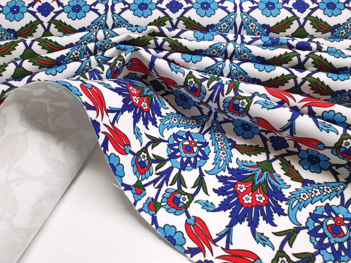 Turkish Tulip Tile Fabric