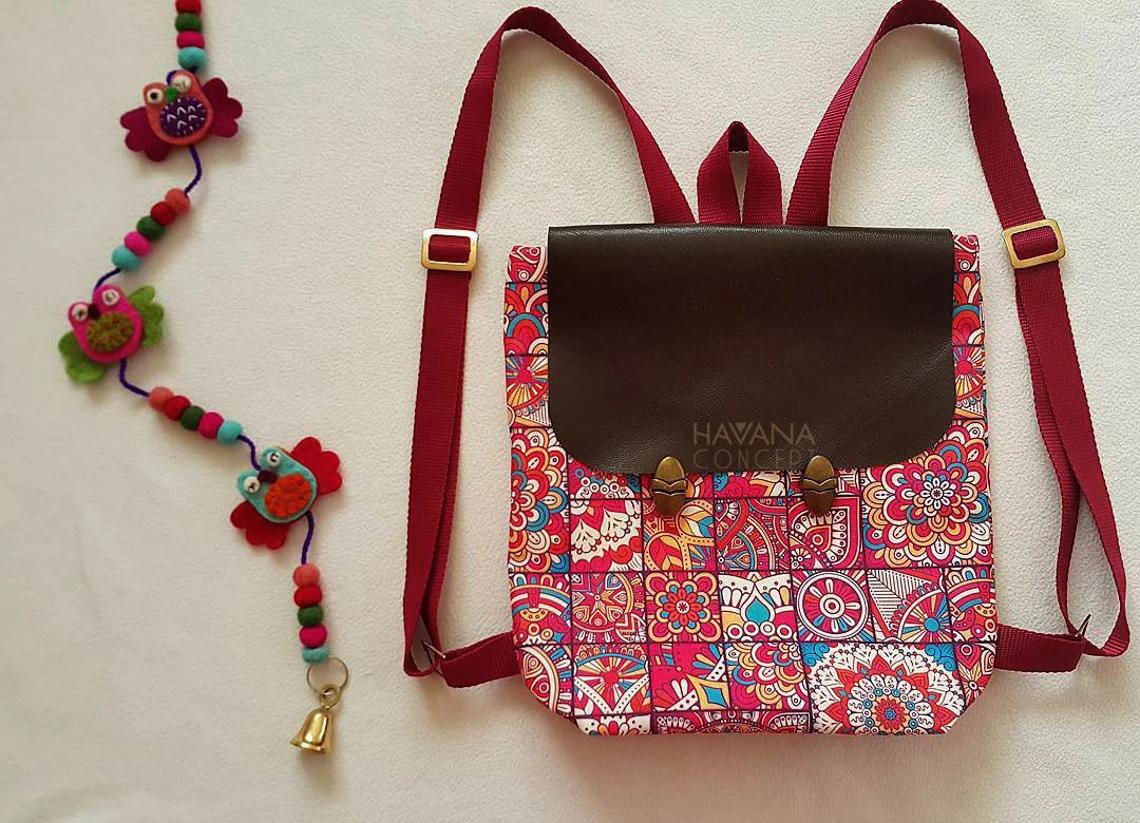 Ethnic Mandala Flowers Fabric