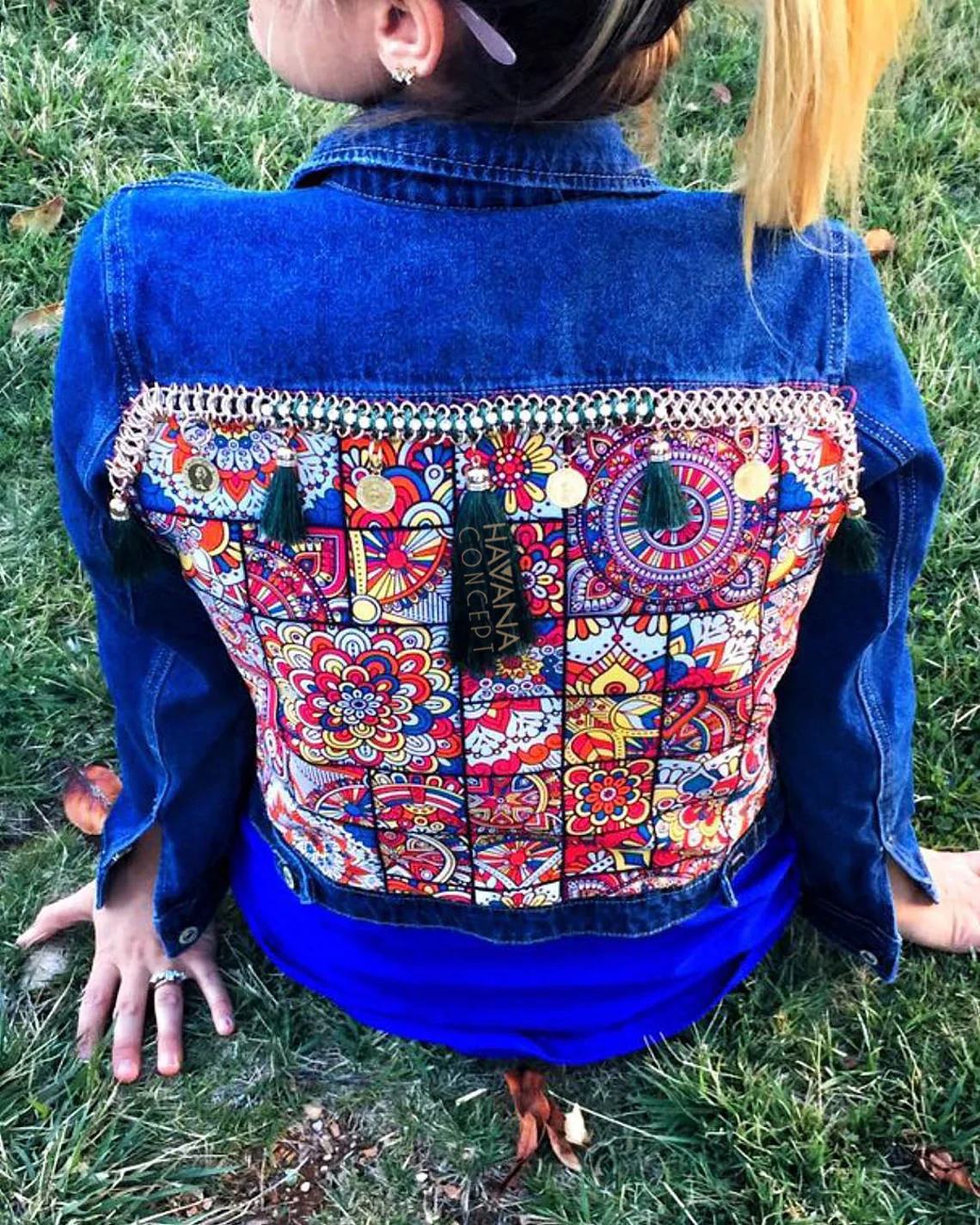 Ethnic Mandala Flowers Fabric