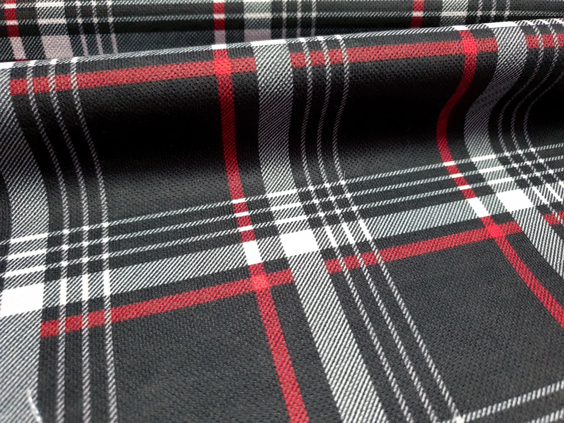 Anthracite Plaid Fabric