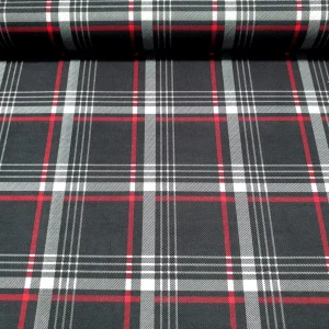 Anthracite Plaid Fabric