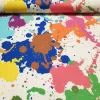 Bohemian Rainbow Splatter Fabric by the Yard
