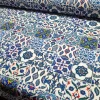 Turkish Blue Ceramic Tiles Fabric