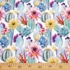 Floral Cactus Fabric