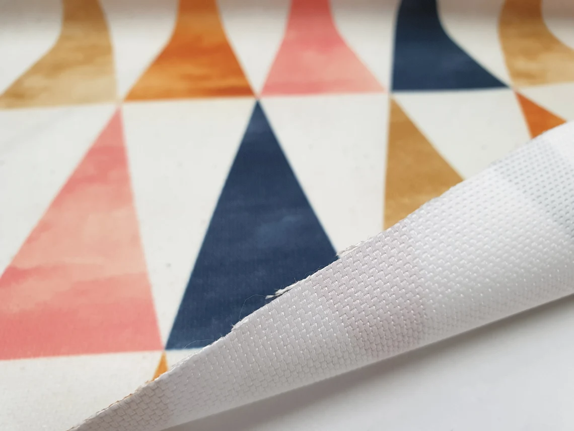 Scandinavian Triangles Fabric by the Yard
