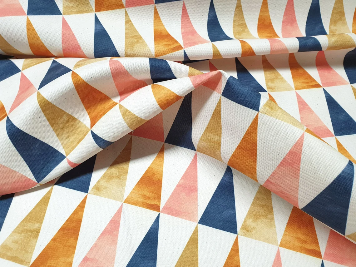 Scandinavian Triangles Fabric