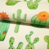 Watercolor Green Cactus Fabric by the Yard