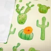Watercolor Green Cactus Fabric by the Yard