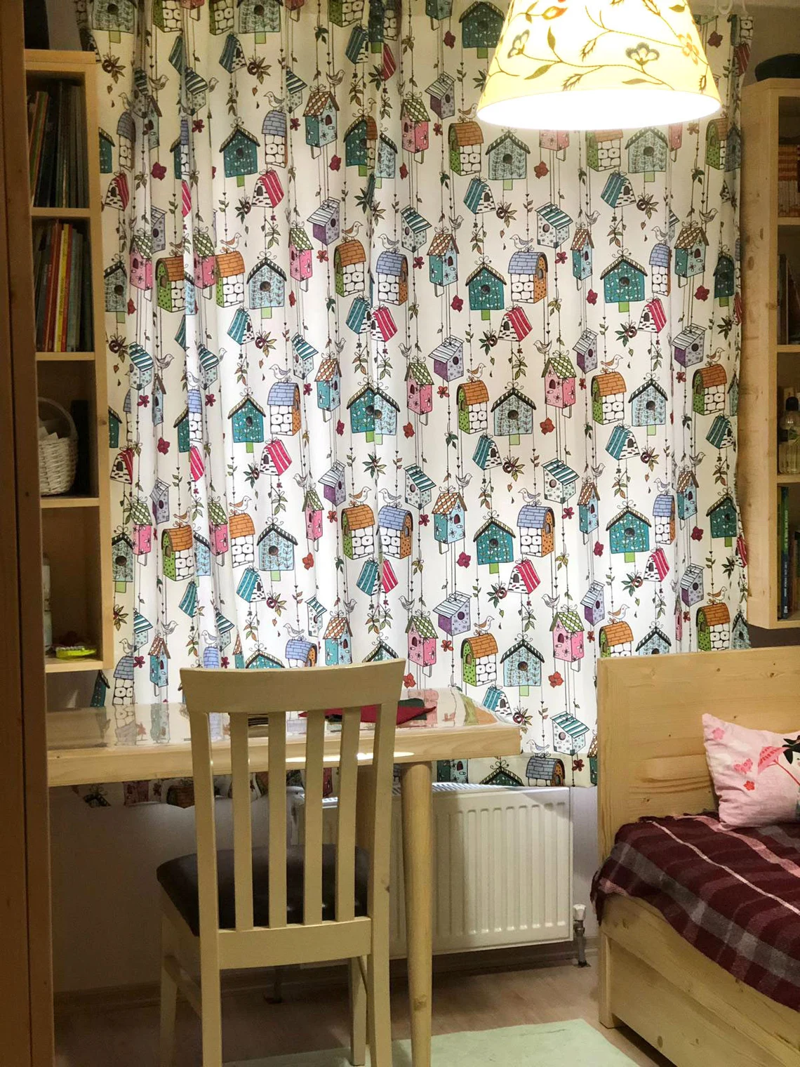 Birds and Bird Houses Fabric by the Yard