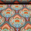 Oriental Damask Print Fabric