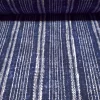 Indigo Blue Batik Stripe Print Fabric