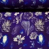 Indigo Coral Reef Fabric - Nautical Fabric by the Yard