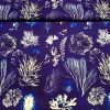 Indigo Coral Reef Fabric