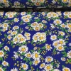 Navy Daisy Floral Fabric