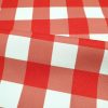 Red and White Gingham Fabric
