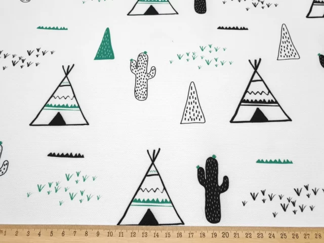 Teepee and Cactus Fabrics