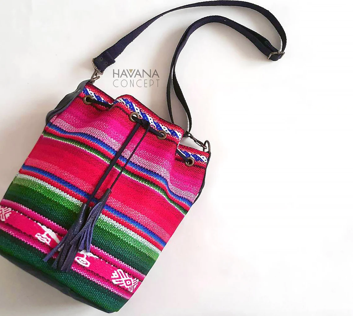 Pink Anatolian Kilim Upholstery Fabric