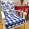 Blue White Gingham Fabric by the Yard