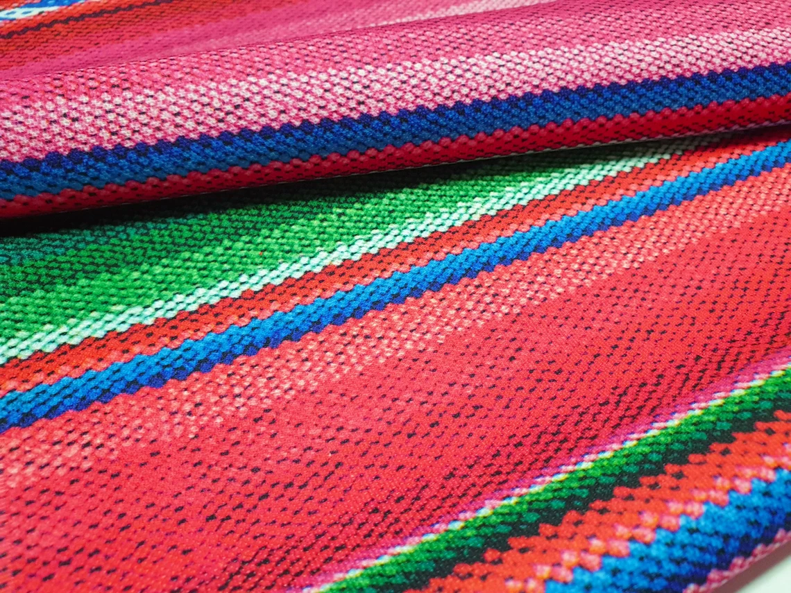 Pink Anatolian Kilim Upholstery Fabric