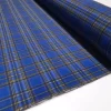 Royal Blue Plaid Fabric