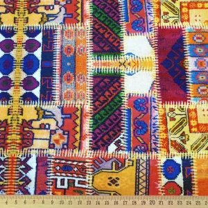 Anatolian Kilim Print Fabric