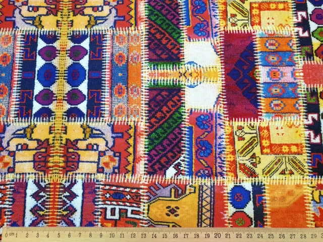 Anatolian Kilim Print Fabric