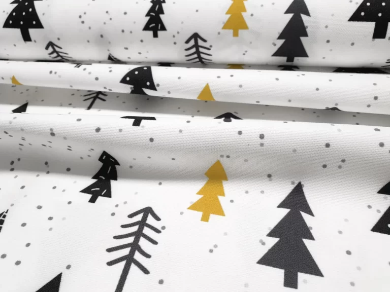 Scandinavian Trees Fabric by the Yard
