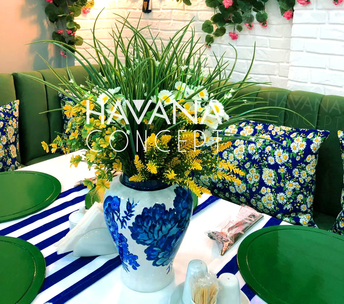 Daisy Flowers Upholstery Fabric by the Yard