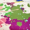 Bohemian Rainbow Splatter Fabric by the Yard